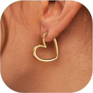 Gold Huggie Earrings for Women-14k Real Gold Plated Hoop EarringsPick Size From